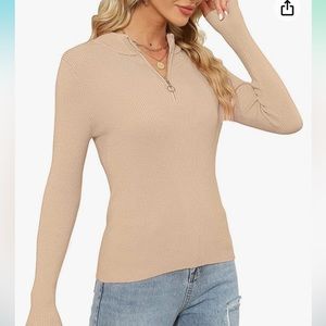 NWOT women’s quarter zip sweater